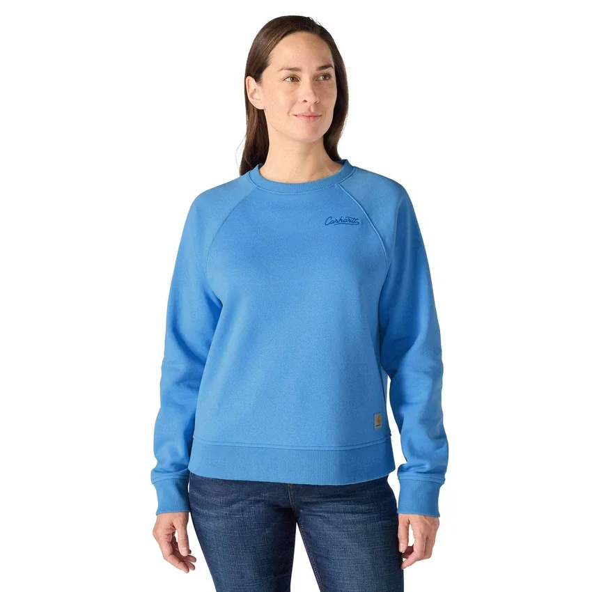 Sudadera de cuello redondo de corte holgado Sawyer para mujer