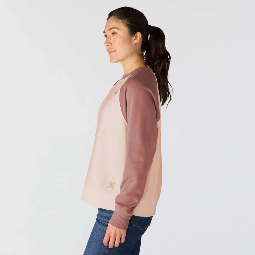 Sudadera de cuello redondo de corte holgado Sawyer para mujer