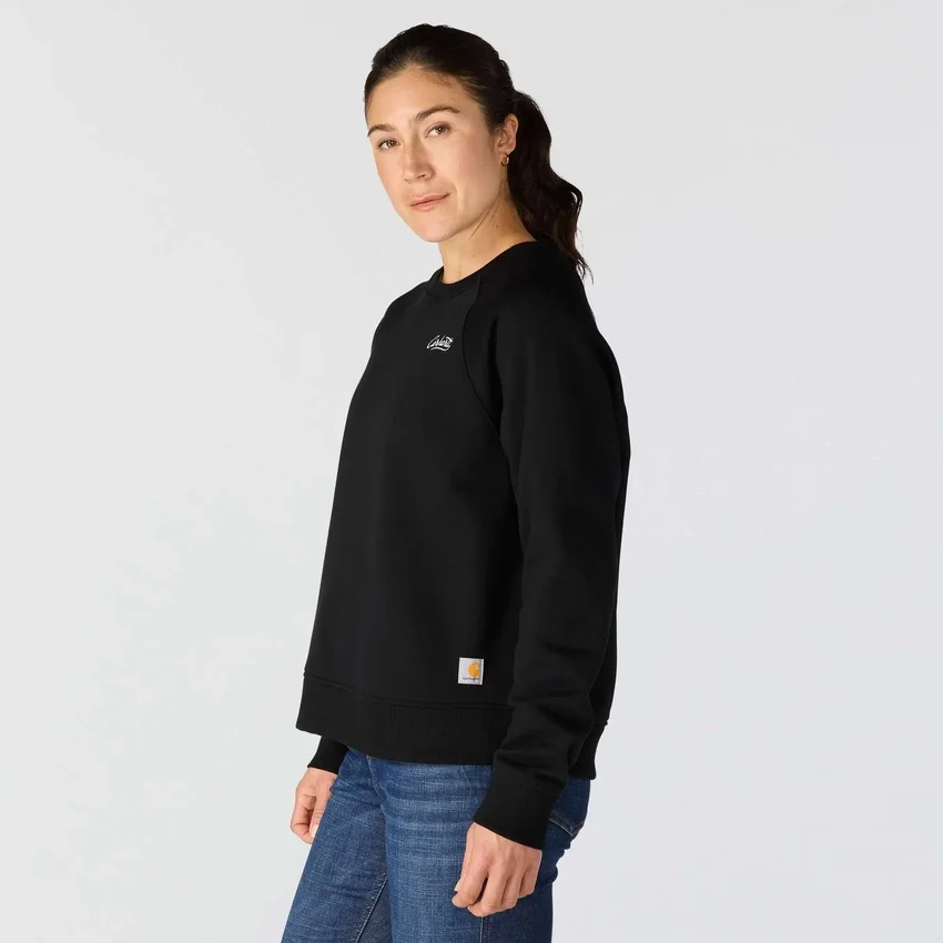 Sudadera de cuello redondo de corte holgado Sawyer para mujer