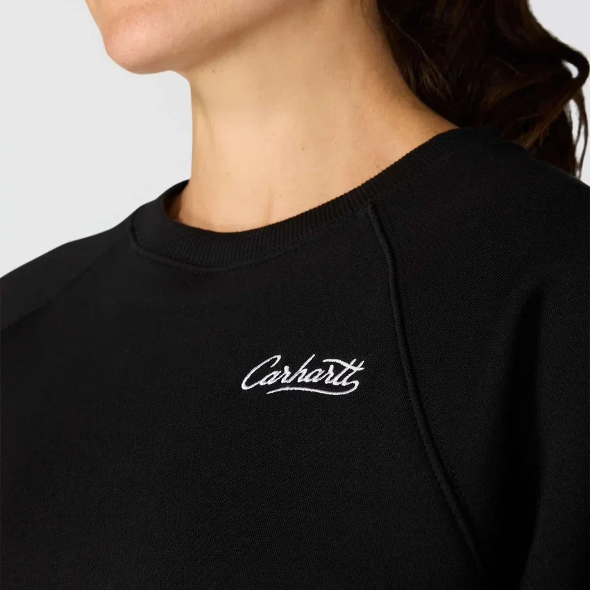 Sudadera de cuello redondo de corte holgado Sawyer para mujer