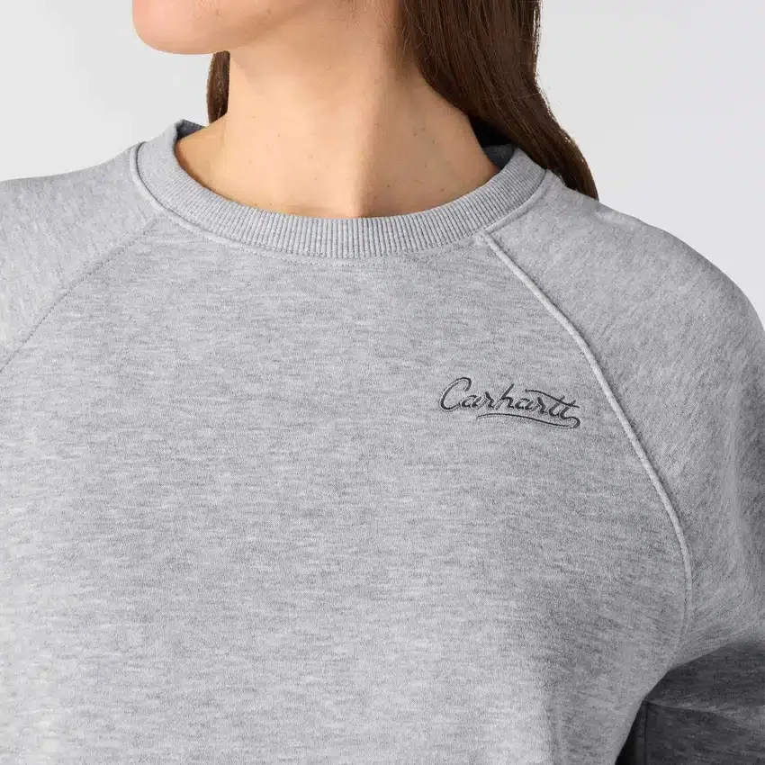 Sudadera de cuello redondo de corte holgado Sawyer para mujer