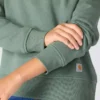Sudadera de cuello redondo de corte holgado Sawyer para mujer