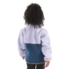 Sudadera de felpa con manguitos largos y cremallera de un cuarto para niñas (niños pequeños/niños/jóvenes)