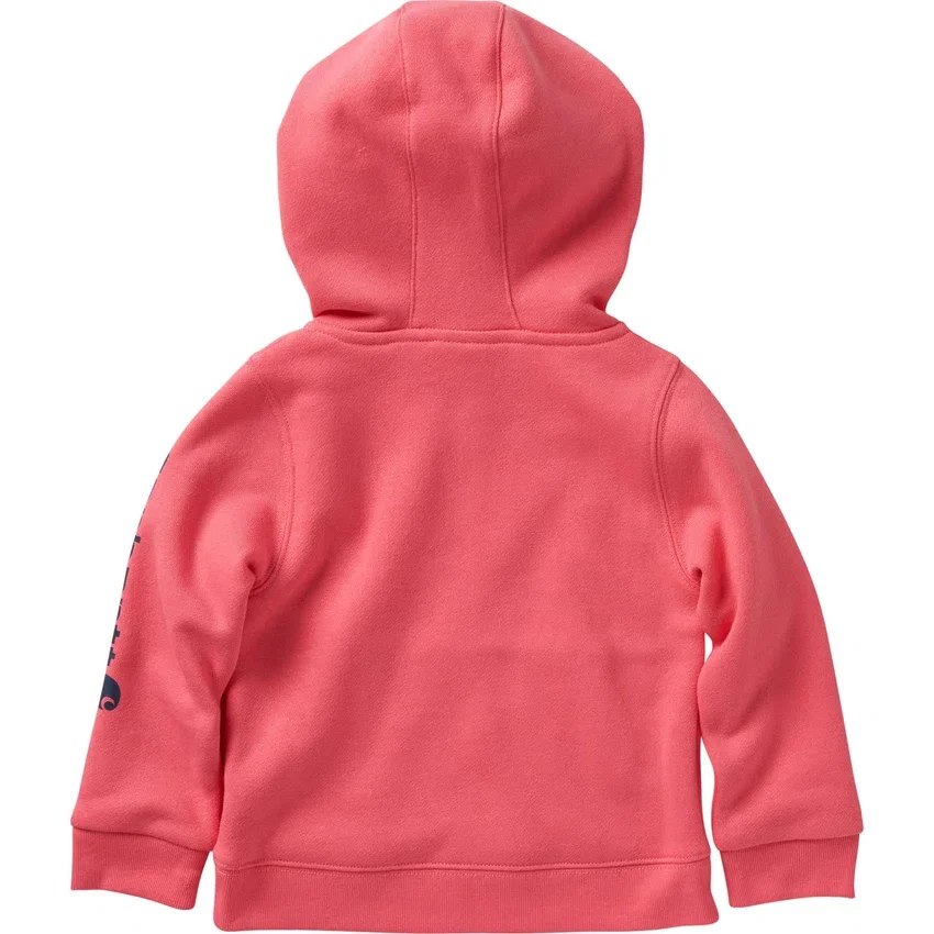 Sudadera de manguitos largos con media cremallera para niñas (bebés/niños pequeños)