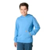 Sudadera de manguitos largos para niño, teñida en prenda y rediseñada (niños/jóvenes)