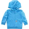 Sudadera de manguitos largos para niños con medio cremallero, teñida en prenda y rediseñada (Bebés/Niños pequeños)