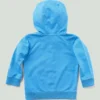 Sudadera de manguitos largos para niños con medio cremallero, teñida en prenda y rediseñada (Bebés/Niños pequeños)