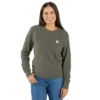 Sudadera ligera de cuello redondo de Tencel para mujer