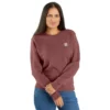 Sudadera ligera de cuello redondo de Tencel para mujer