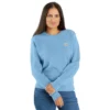 Sudadera ligera de cuello redondo de Tencel para mujer