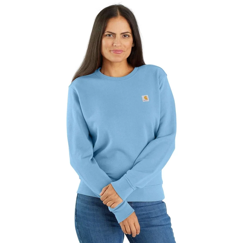 Sudadera ligera de cuello redondo de Tencel para mujer
