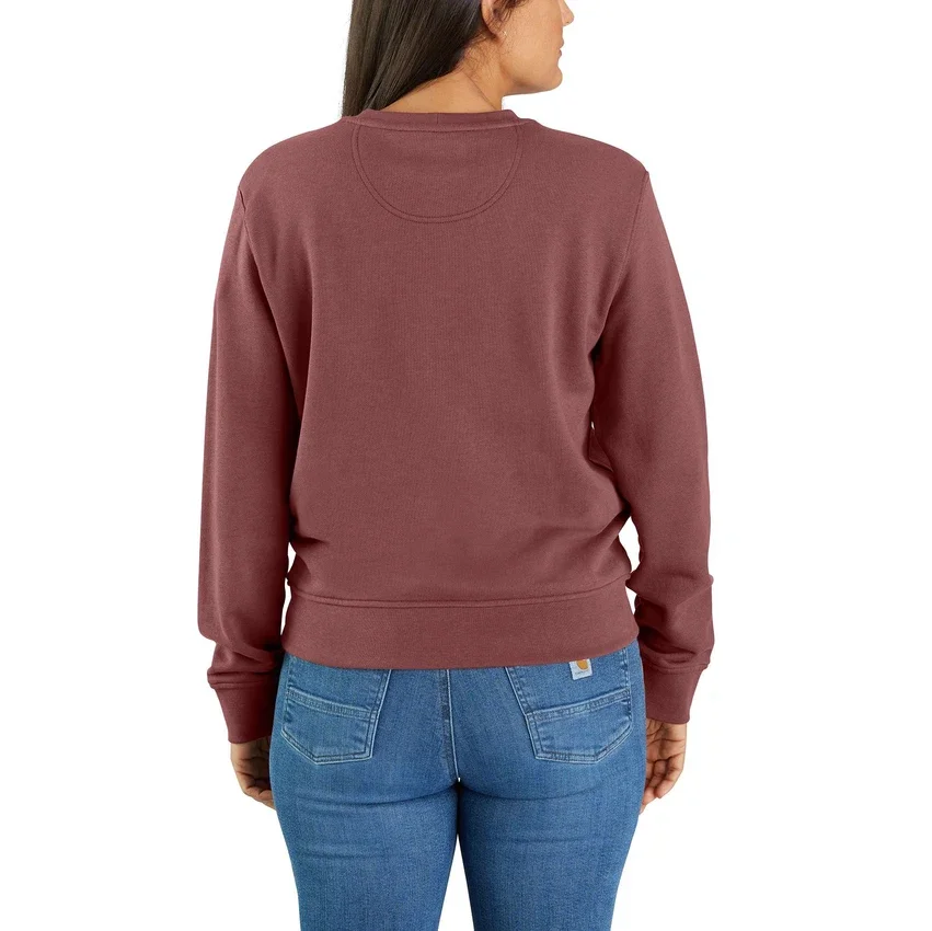 Sudadera ligera de cuello redondo de Tencel para mujer