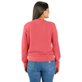 Sudadera ligera de cuello redondo de Tencel para mujer