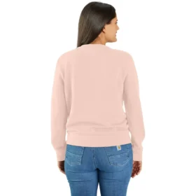 Sudadera ligera de cuello redondo de Tencel para mujer