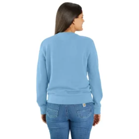 Sudadera ligera de cuello redondo de Tencel para mujer