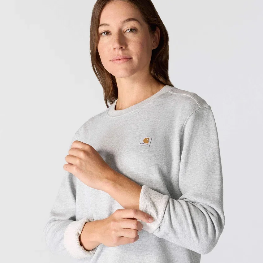 Sudadera ligera de cuello redondo de Tencel para mujer