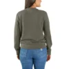 Sudadera ligera de cuello redondo de Tencel para mujer