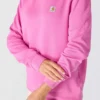 Sudadera ligera de cuello redondo de Tencel para mujer