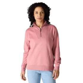 Sudadera ligera de Tencel con media cremallera para mujer