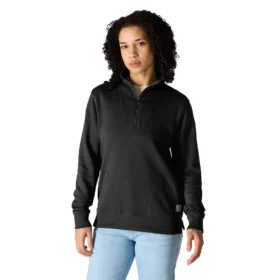 Sudadera ligera de Tencel con media cremallera para mujer