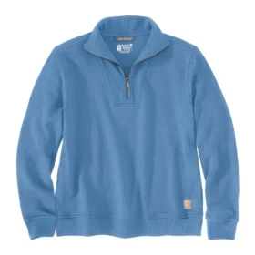 Sudadera ligera de Tencel con media cremallera para mujer