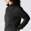 Sudadera ligera de Tencel con media cremallera para mujer