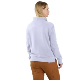 Sudadera ligera de Tencel con media cremallera para mujer