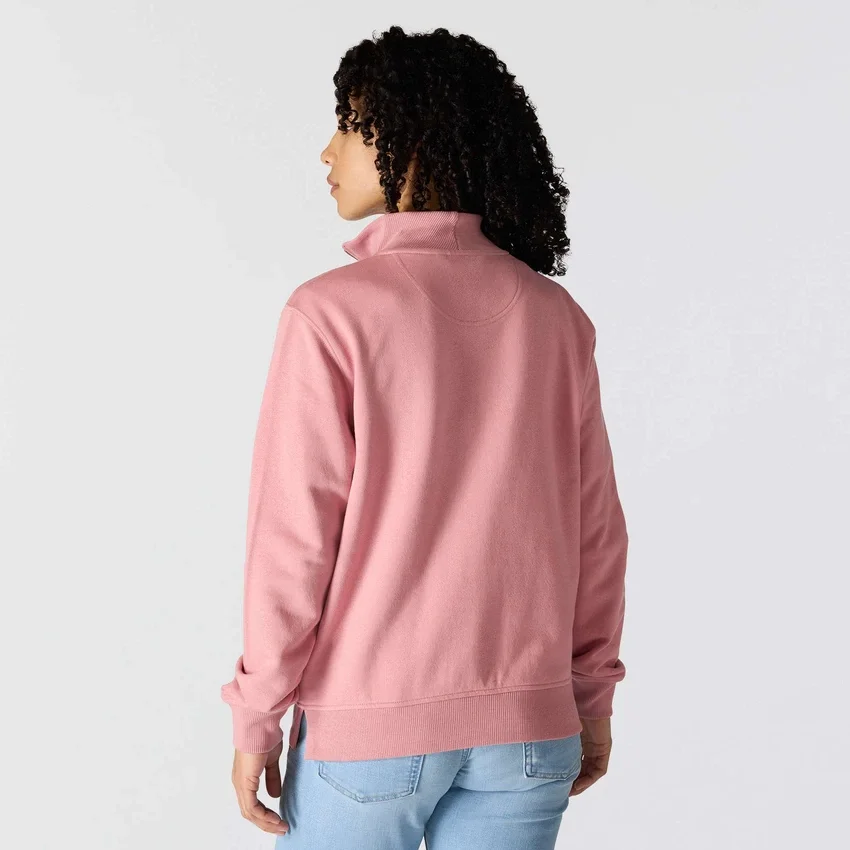 Sudadera ligera de Tencel con media cremallera para mujer