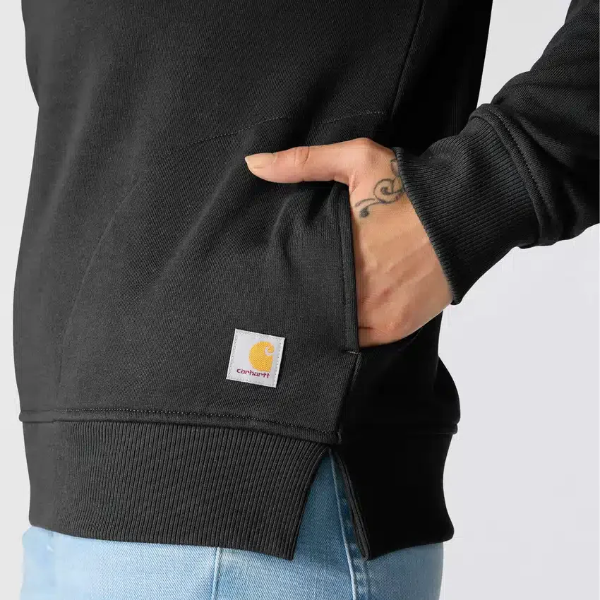 Sudadera ligera de Tencel con media cremallera para mujer