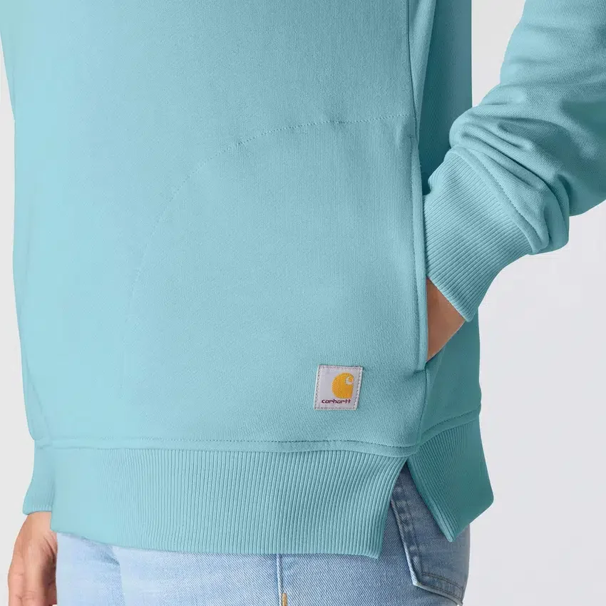 Sudadera ligera de Tencel con media cremallera para mujer