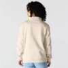 Sudadera ligera de Tencel con media cremallera para mujer