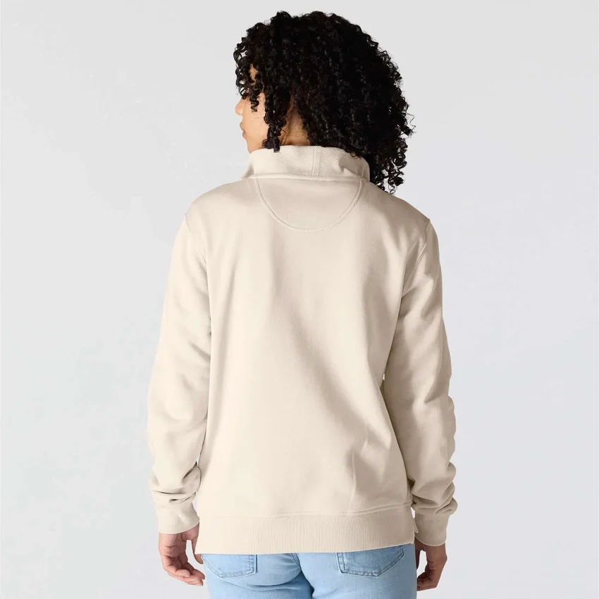 Sudadera ligera de Tencel con media cremallera para mujer