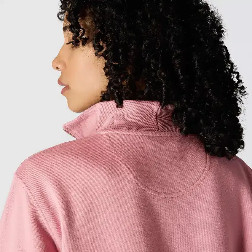 Sudadera ligera de Tencel con media cremallera para mujer