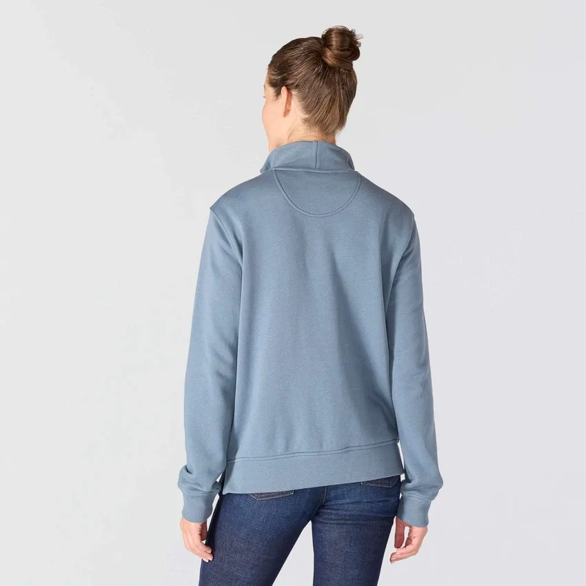 Sudadera ligera de Tencel con media cremallera para mujer