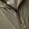 Sudadera ligera de Tencel con media cremallera para mujer