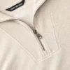 Sudadera ligera de Tencel con media cremallera para mujer