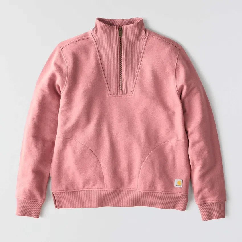 Sudadera ligera de Tencel con media cremallera para mujer