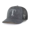 Texas Rangers '47, gorra trucker teñida, corte holgado