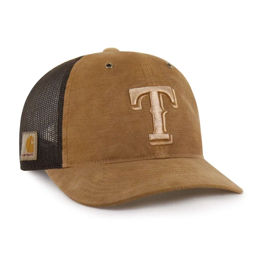 Texas Rangers '47, gorra trucker teñida, corte holgado