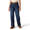 Vaqueros de talle medio con forro polar para mujer, modelo Carpenter