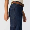 Vaqueros de talle medio con forro polar para mujer, modelo Carpenter