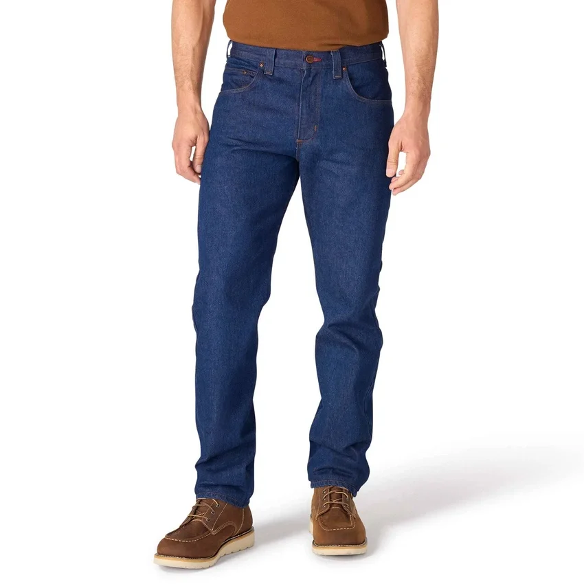 Vaqueros de trabajo de corte recto y holgado de la serie Crafted para hombre