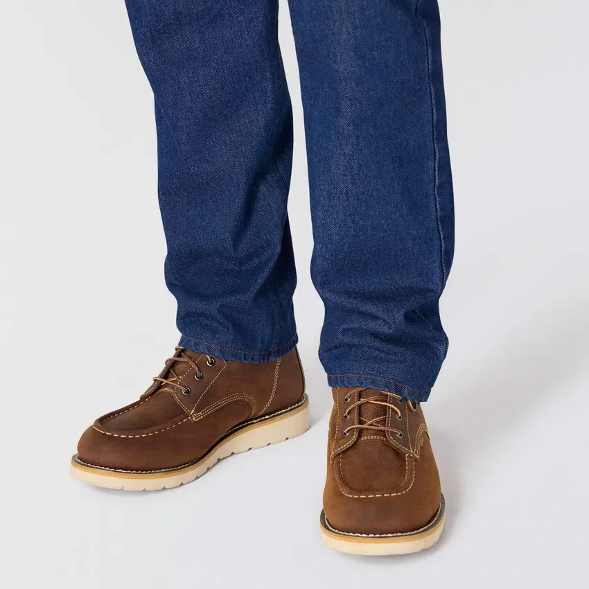 Vaqueros de trabajo de corte recto y holgado de la serie Crafted para hombre