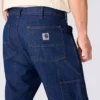 Vaqueros de trabajo de corte recto y talle holgado con doble refuerzo en las rodillas de la serie Crafted para hombre