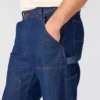 Vaqueros de trabajo de corte recto y talle holgado con doble refuerzo en las rodillas de la serie Crafted para hombre