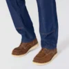 Vaqueros de trabajo de corte recto y talle holgado con doble refuerzo en las rodillas de la serie Crafted para hombre