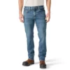 Vaqueros de trabajo para hombre, ajustados y cónicos, con tejido Rugged Flex