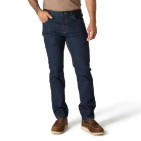 Vaqueros de trabajo para hombre, ajustados y cónicos, con tejido Rugged Flex
