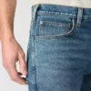 Vaqueros de trabajo para hombre, ajustados y cónicos, con tejido Rugged Flex