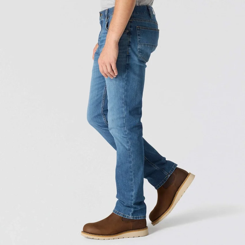 Vaqueros de trabajo para hombre, ajustados y cónicos, con tejido Rugged Flex
